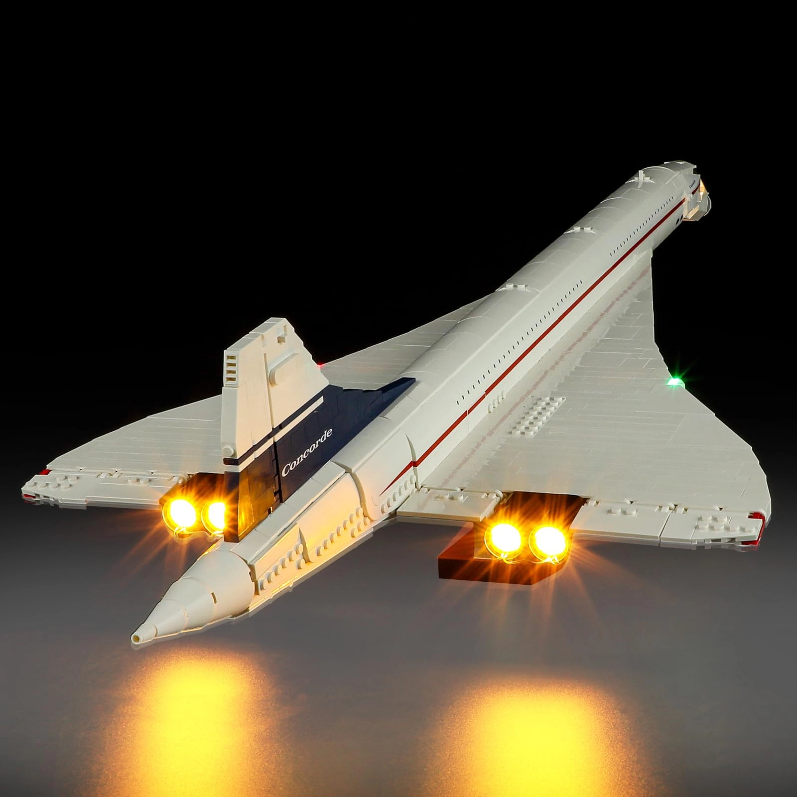 Mililier LED Light Kit for Lego 10318 Airbus Concorde Set - USB battery