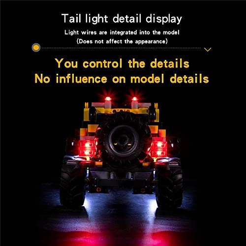 LED Light Kit for LEGO Technic Jeep Wrangler 42122