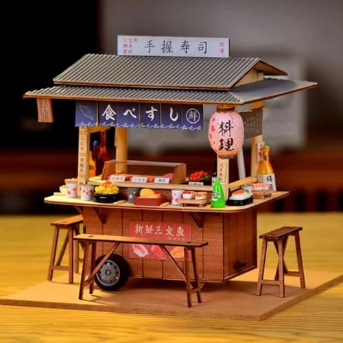 DIY House Craft Kit - Without Dust Cover Paper Wood