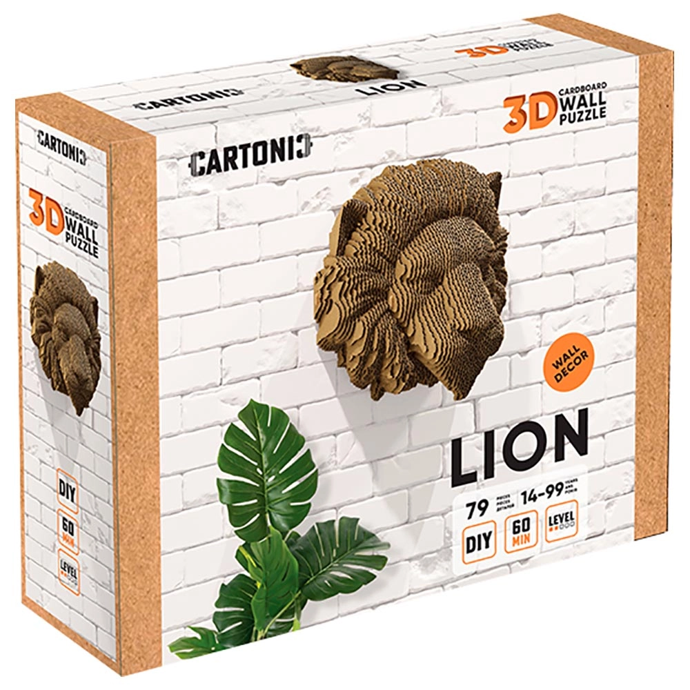 CARTONIC Lion 3D Puzzle (CWLION) - 79 pcs