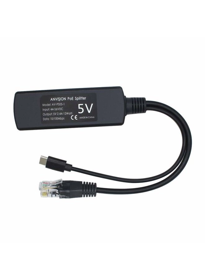 AV-PS05-1 - 44-56VDC 12W IEEE 802.3af 10/100Mbps