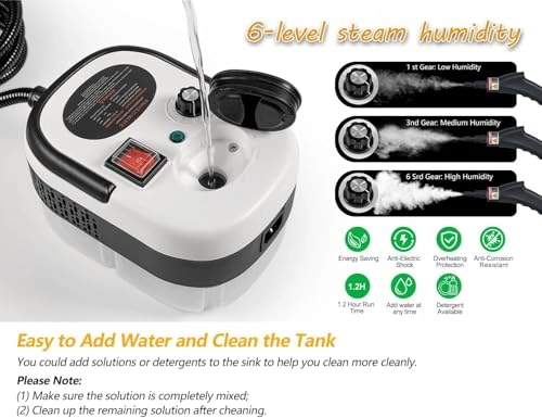 Steam Cleaner - 3-bar 1.2L