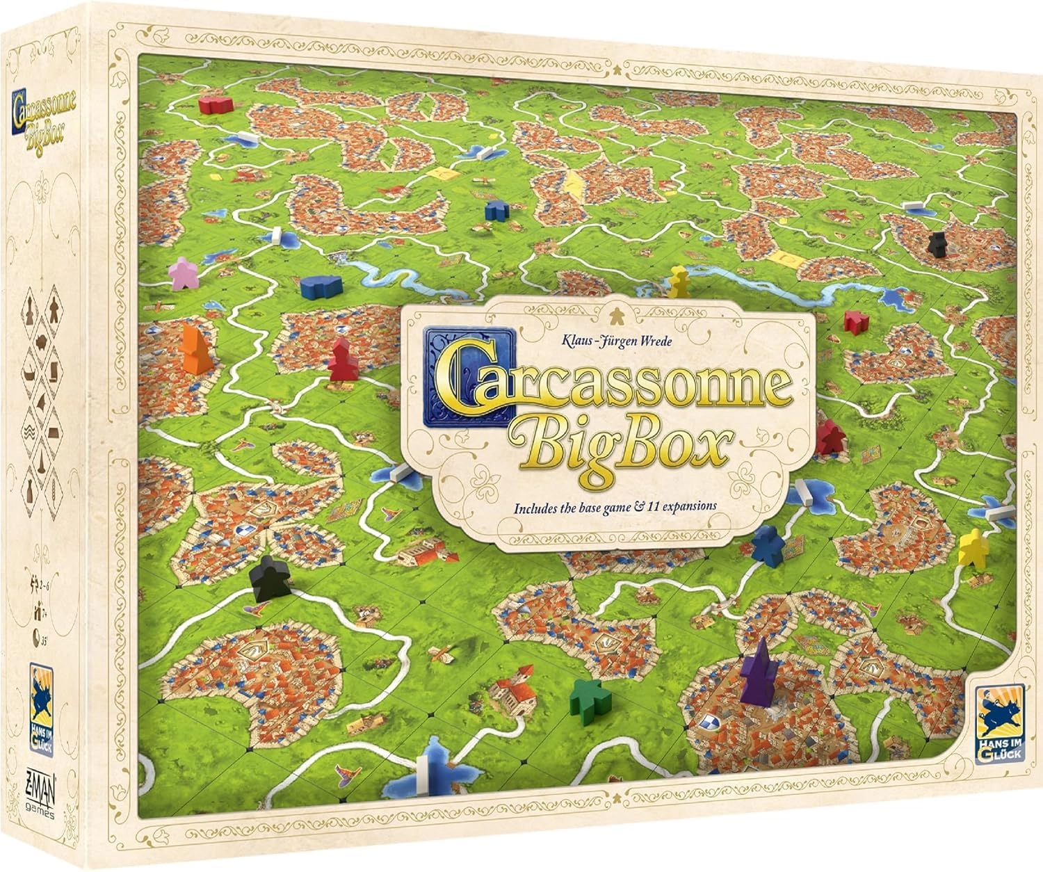 Asmodee Carcassonne Big Box