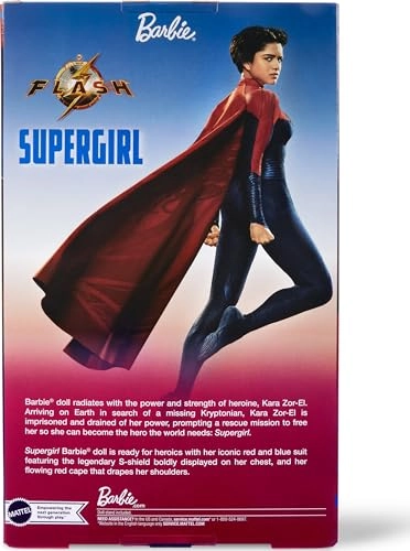 Supergirl Doll - Collectible The Flash Movie Certificate of Authenticity