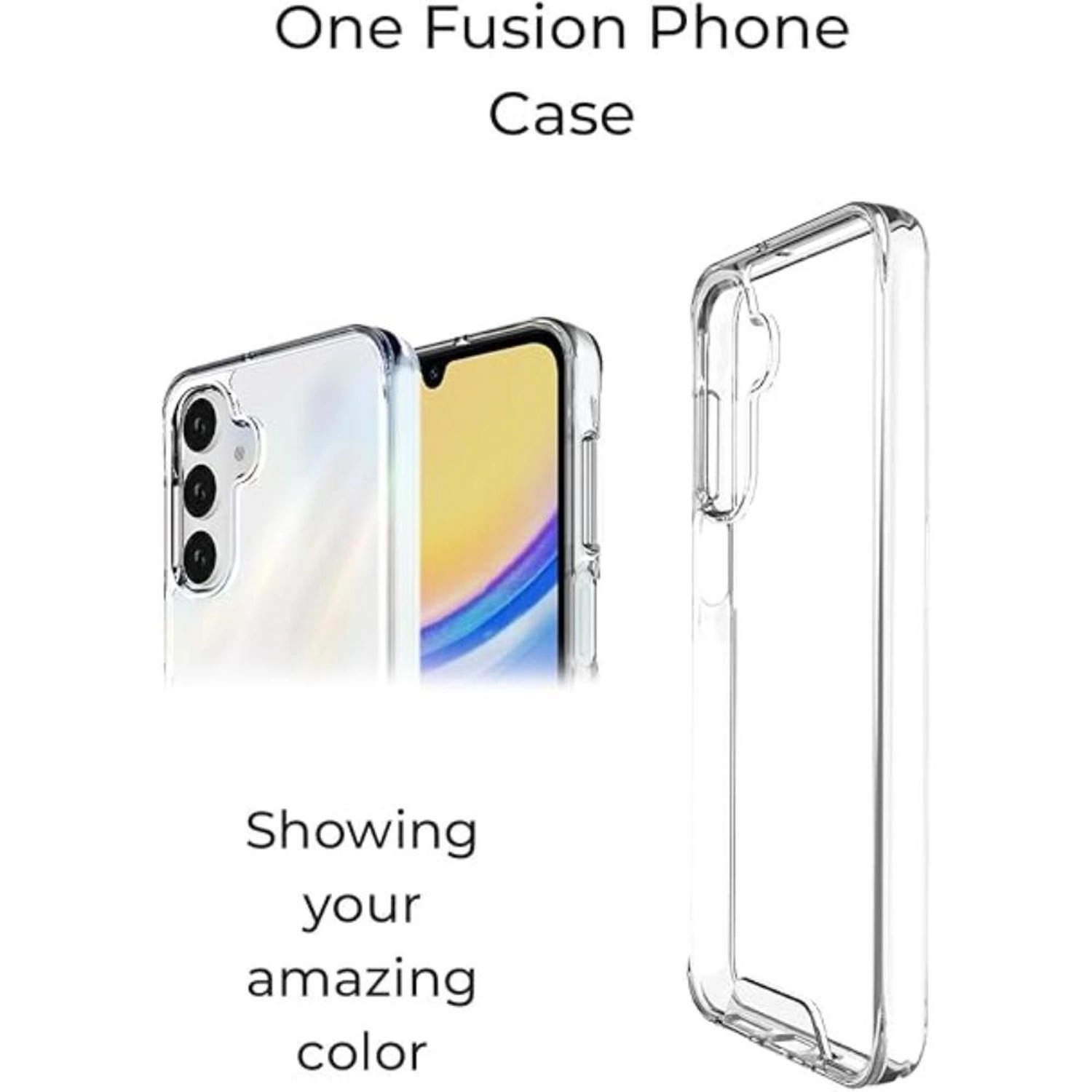 Clear Case + Screen Protector for Samsung Galaxy A16