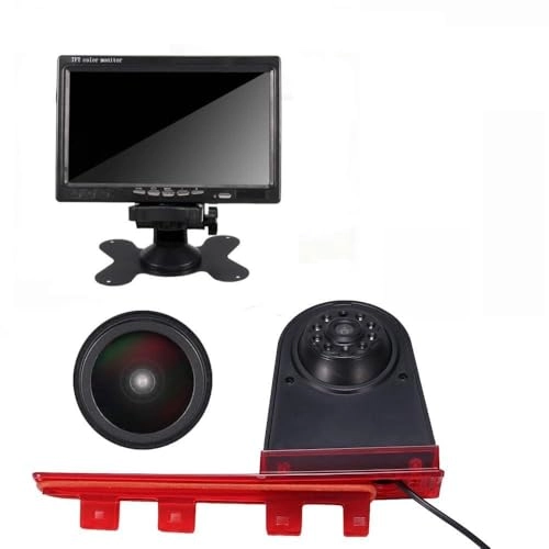 Brake Light Reversing Camera + 7 Inch LCD Monitor - Night vision 1280 x 720