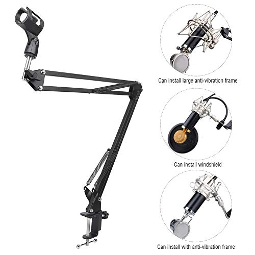 Microphone Bracket - Aluminium Alloy Black