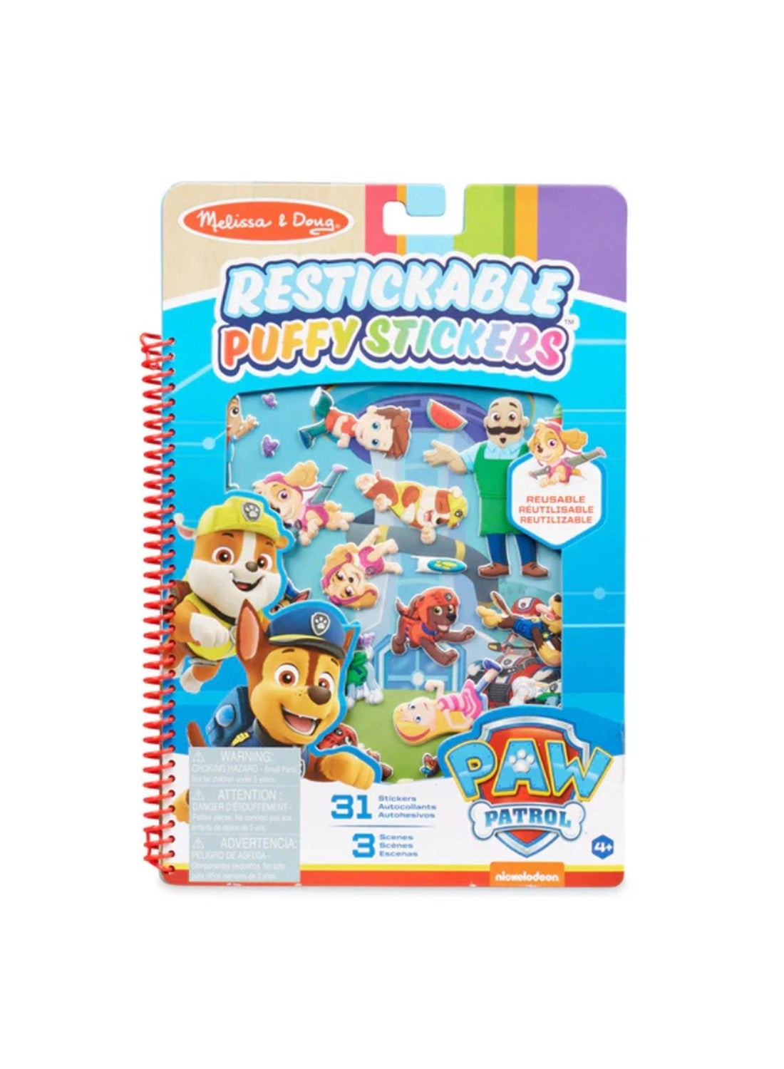 Melissa & Doug PAW Patrol Restickable Puffy Stickers - 31 piece(s)