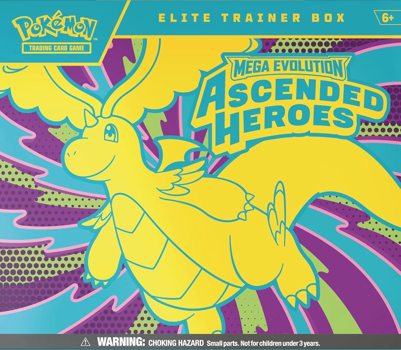Pokémon Mega Evolution Ascended Heroes Elite Trainer Box - 9 booster packs 65 card sleeves + Random 1 Piece