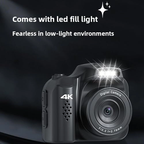 Mini Keychain Camera - 4K 64MP