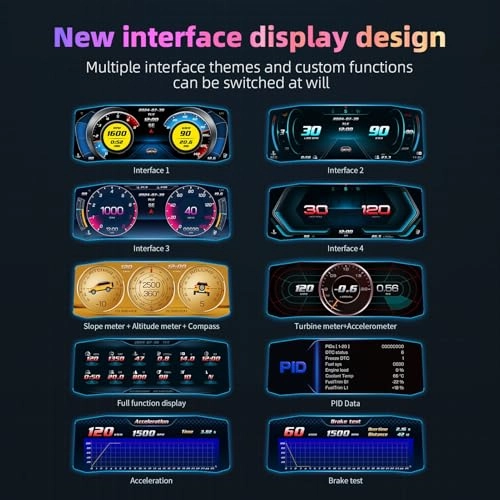 HUD Display - GPS Inclinometer Accelerometer