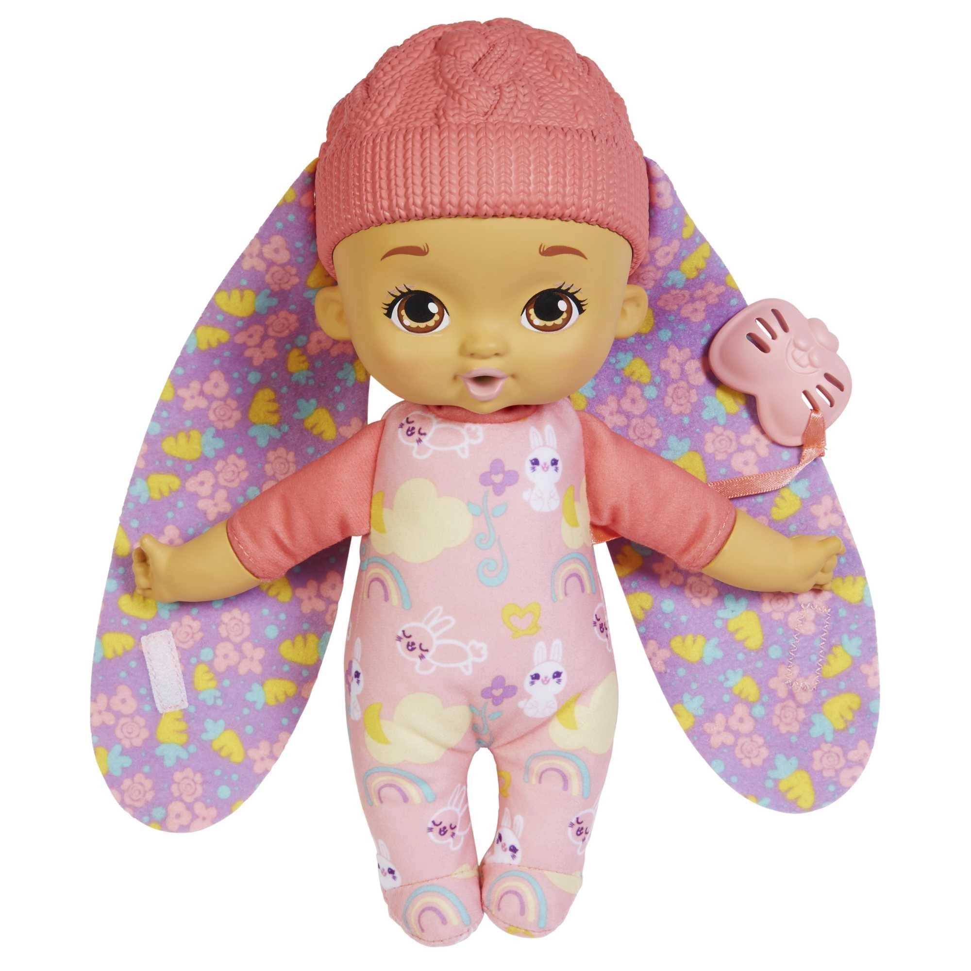 Mattel My First Little Bunny Baby Doll - 9-in Soft Body Pacifier