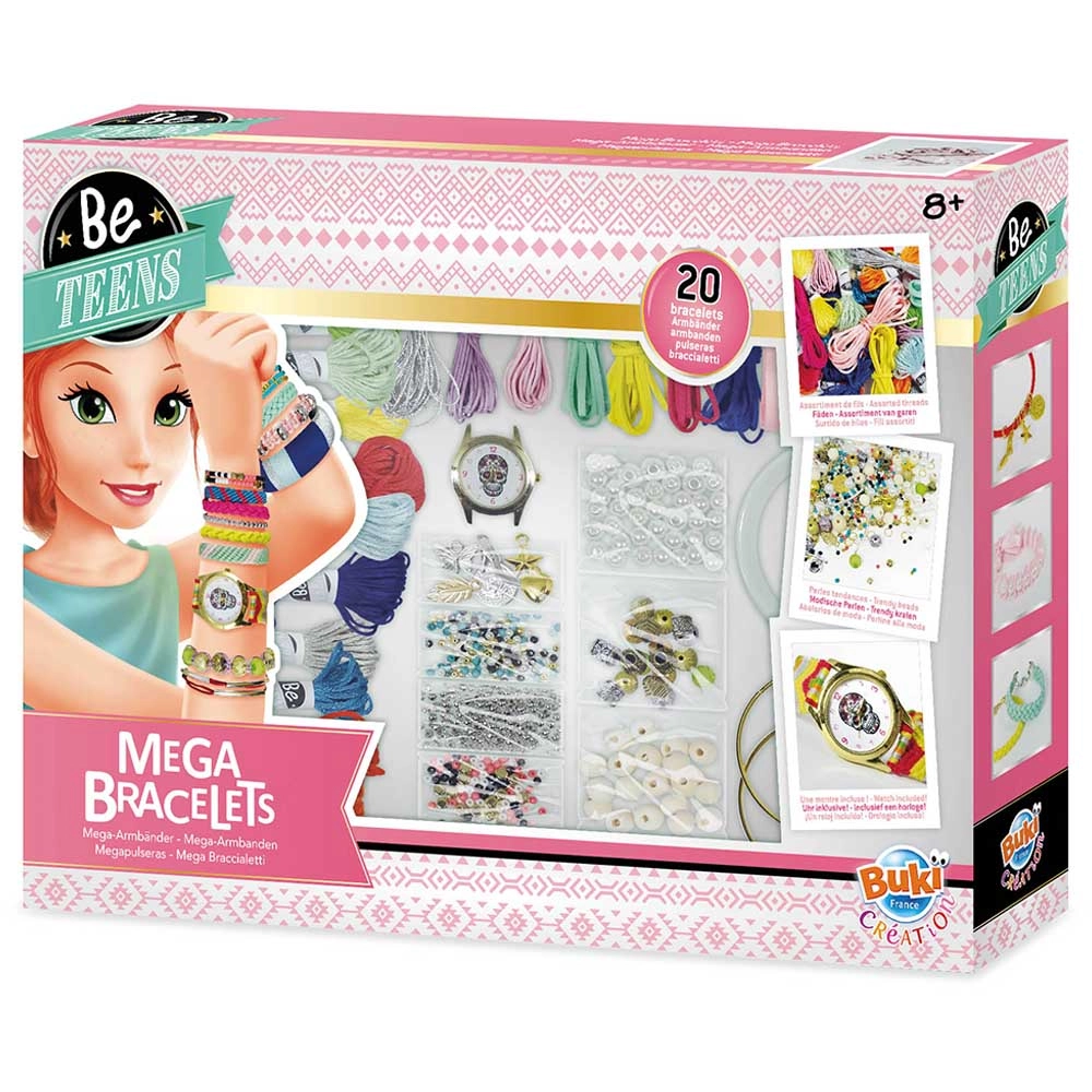 Mega Bracelets Kit - 20 bracelets Suitable for 7 to 13+ yrs