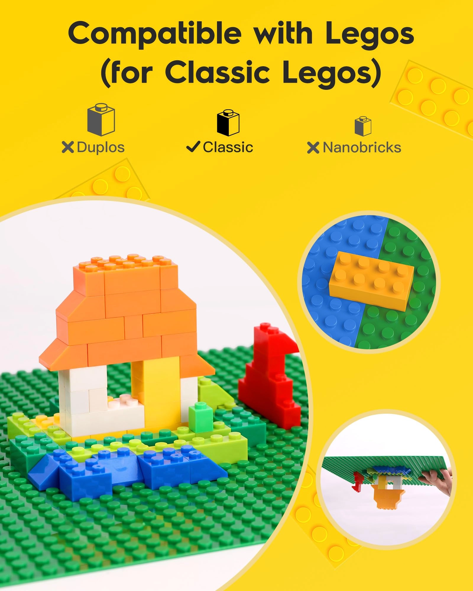 Classic Baseplates - 10 pcs