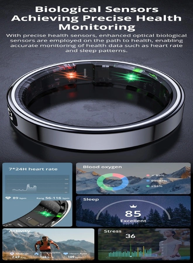 R12 - Smart Ring Wireless Charging 5ATM Waterproof