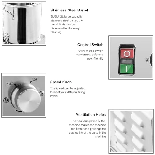 Commercial Food Processor - 6L/9L/15L 1200W/1800W
