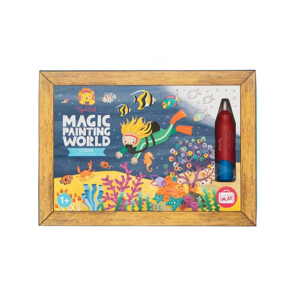 Tiger Tribe Magic Painting World Ocean - 1+ years 4 pcs