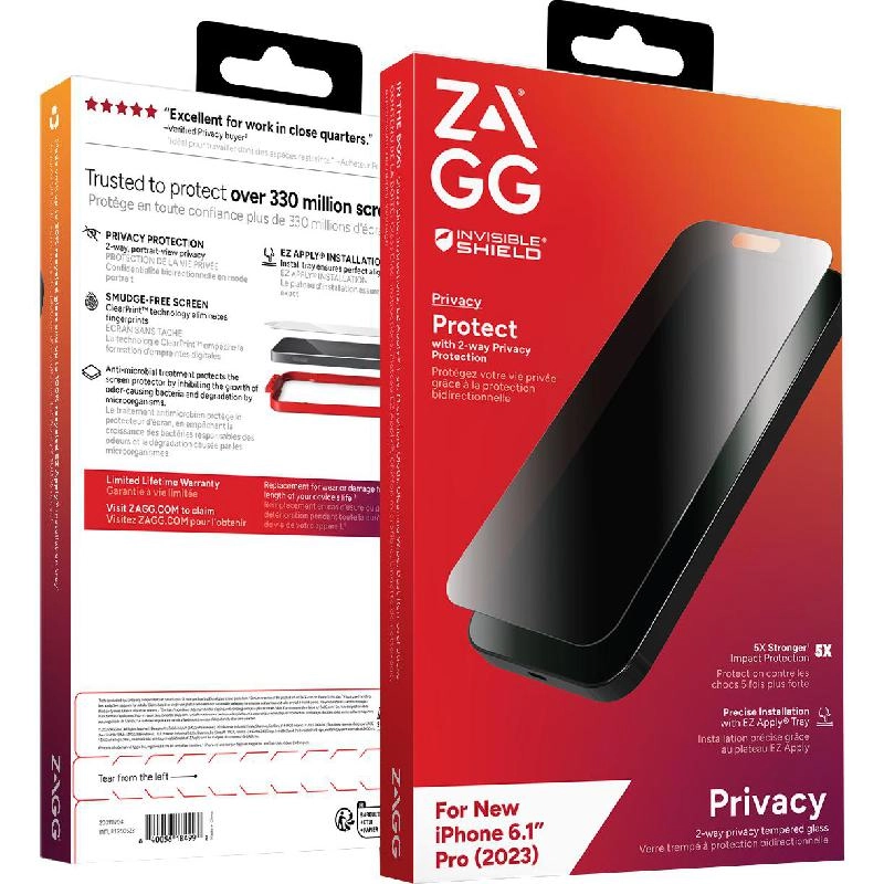 Privacy Tempered Glass Screen Protector for iPhone 14 Pro