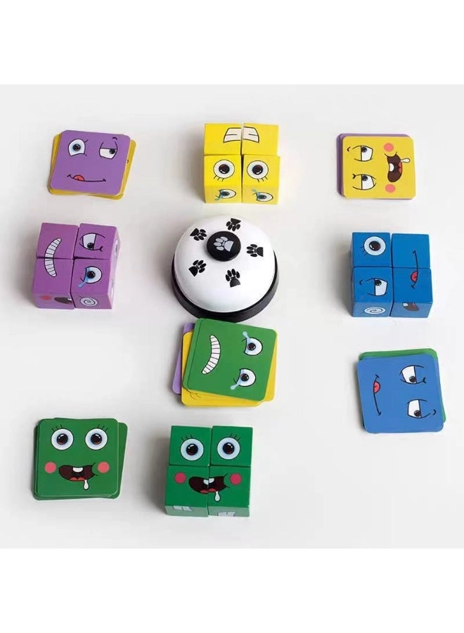 Funny Face Expression Matching Cube Game