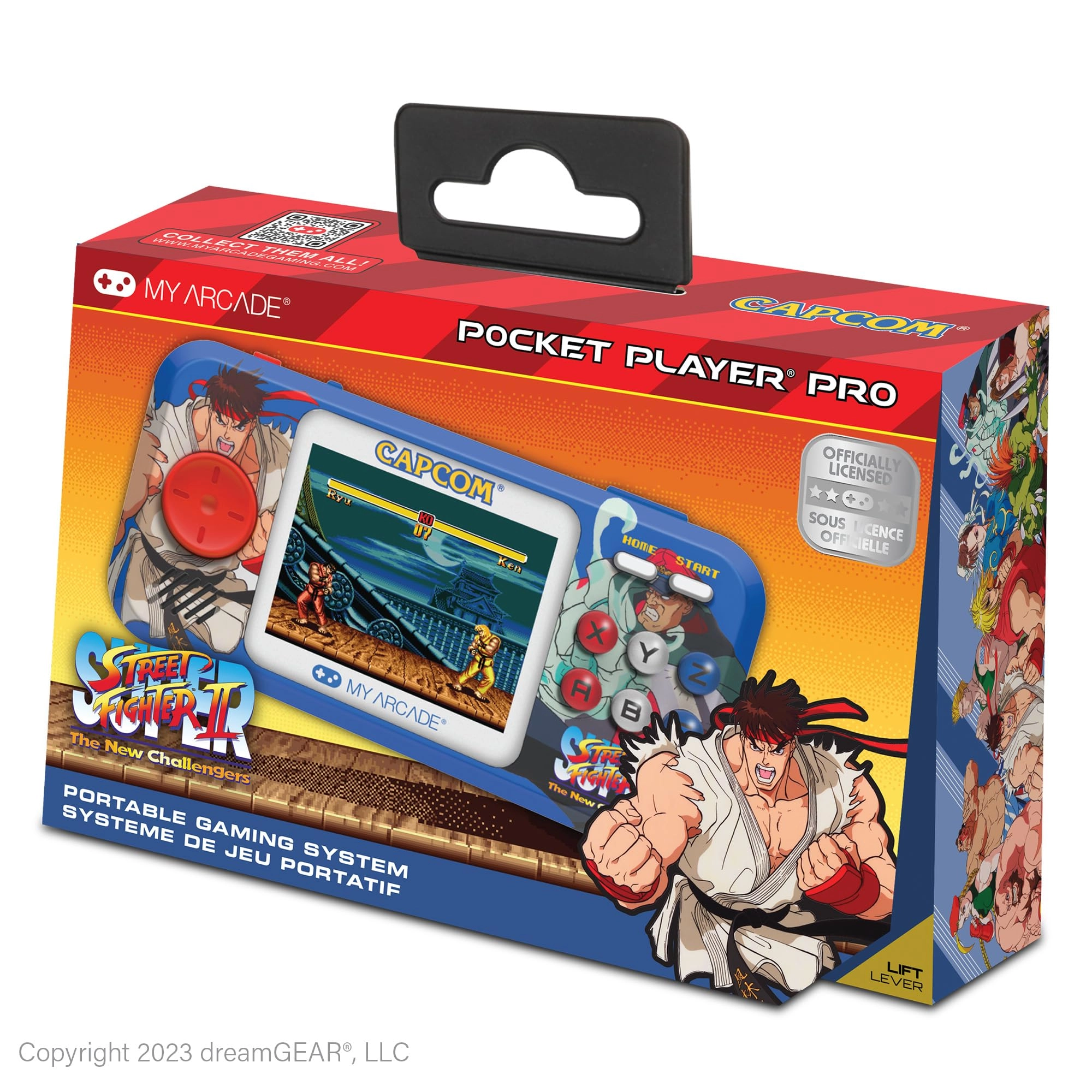 My Arcade Street Fighter II Pocket Player Pro - 2.75" full color display Includes Super Street Fighter II and Street Fighter II': Special Champion Edition