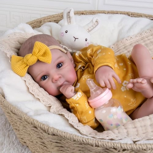 Reborn Baby Doll - 20 Inch Silicone Weighted Body Ages 3+