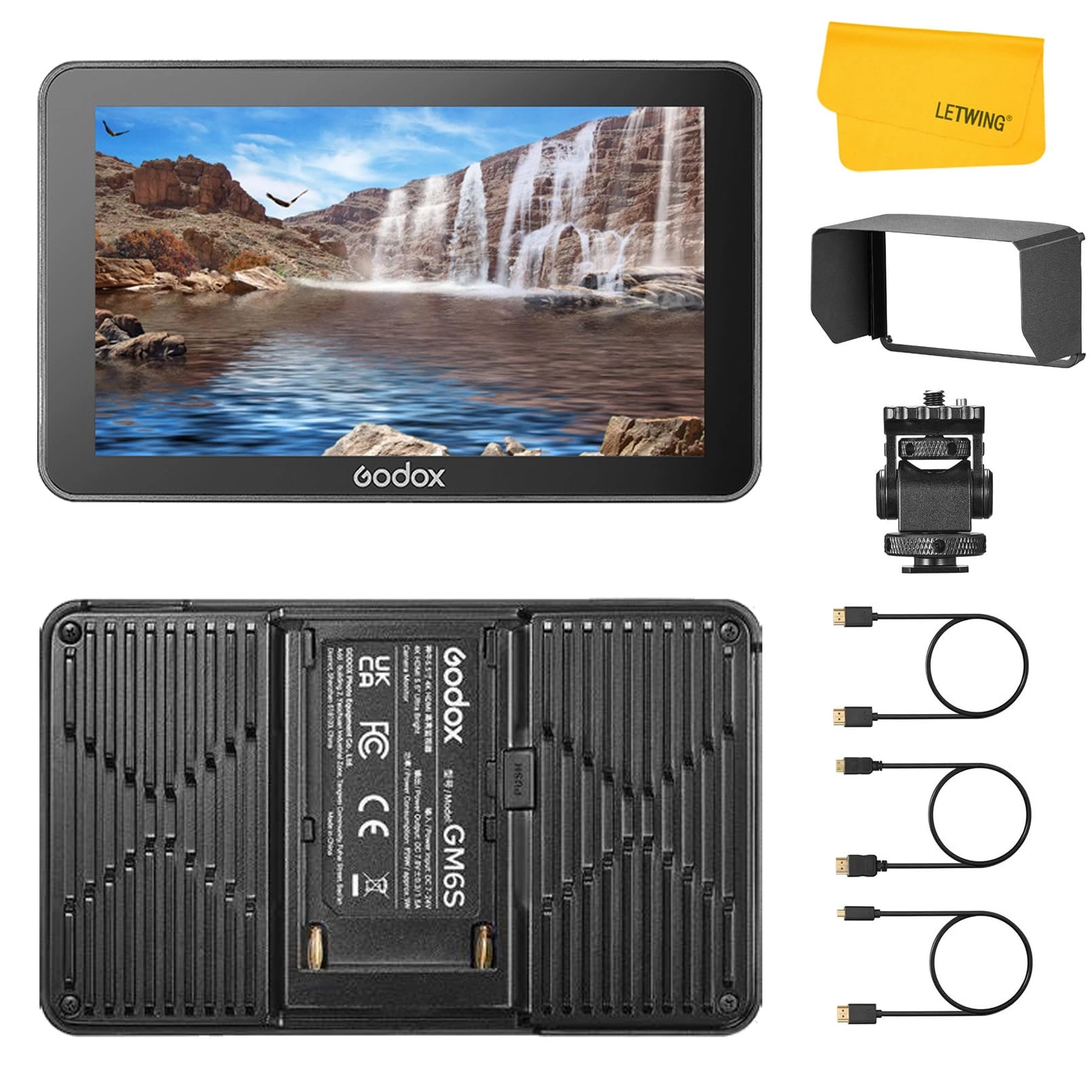 Godox GM6S - 1920x1080 5.5 Inch