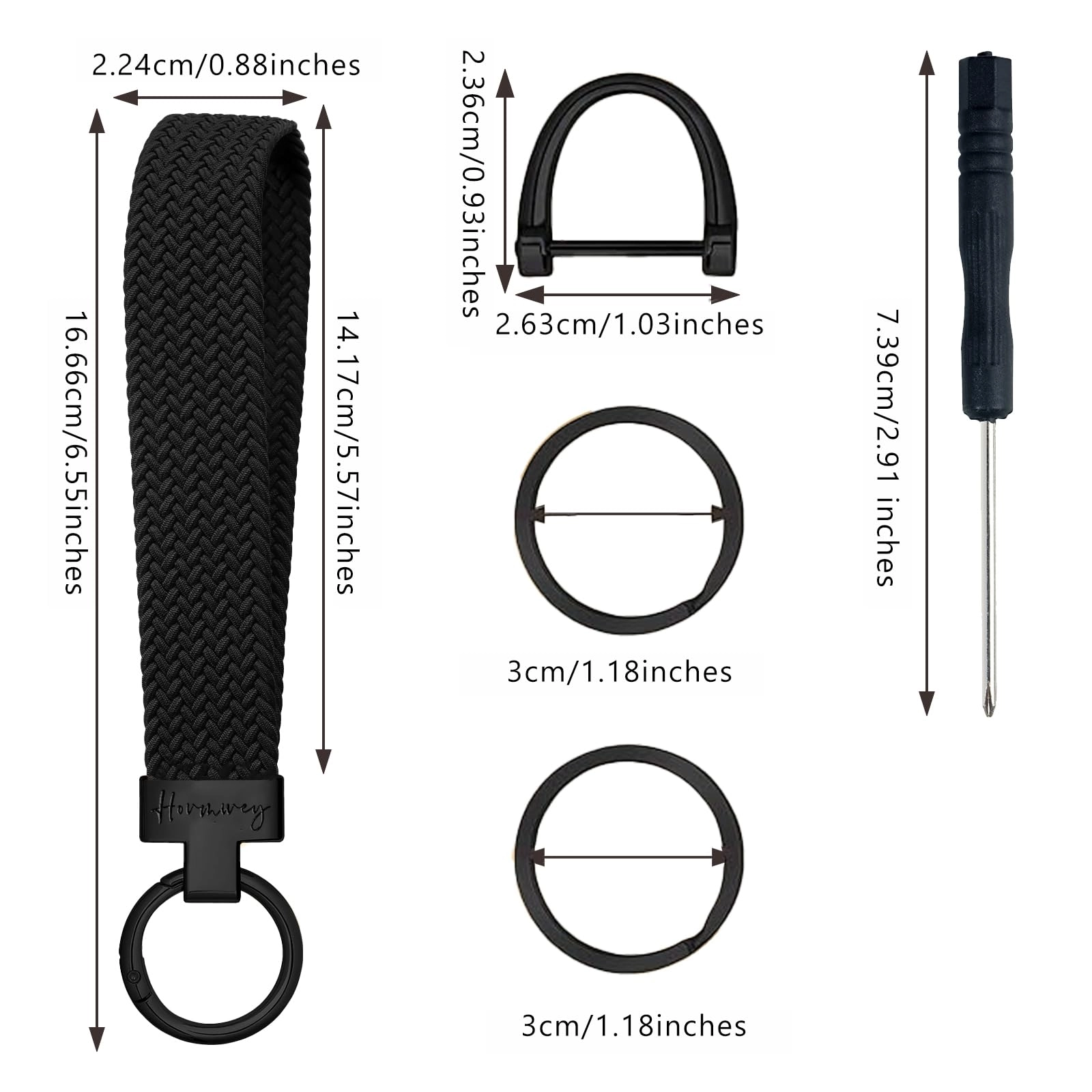 Elastic Wristlet Keychain - Fun