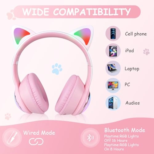 Kids Bluetooth Headphones Wireless Headphone