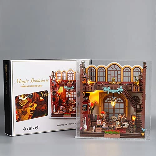 Miniature Wooden Dollhouse Furniture Kit - Creative Room 1:24