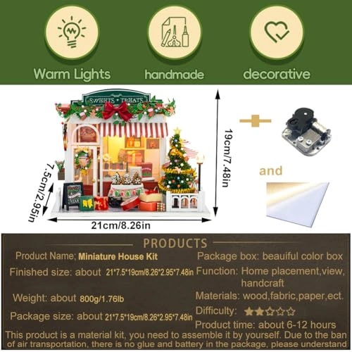 DIY House Craft Kit - Without Dust Cover Paper Wood