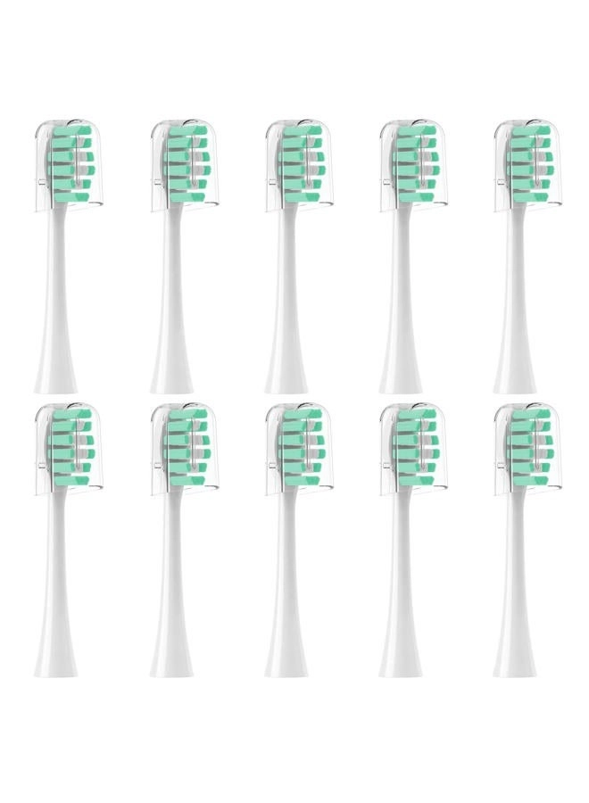 CILGEWH Replacement Toothbrush Heads - for Gleem Electric Toothbrush 10 Pack