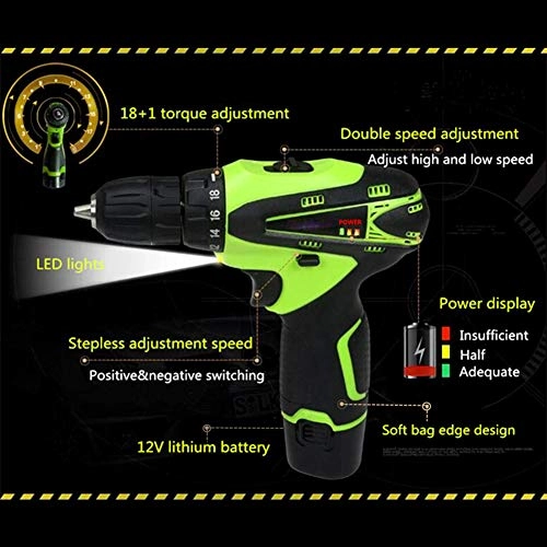 32V Cordless Drill - 6000mAh