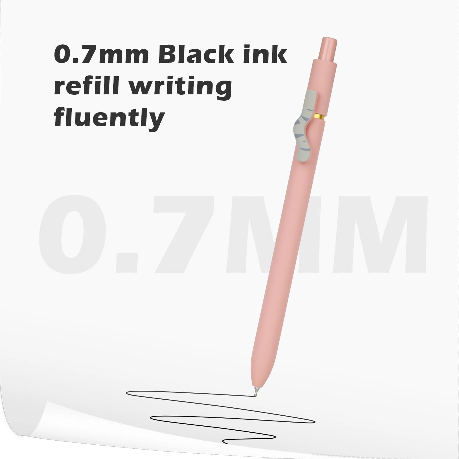 Gel Pens - 6pc 0.7mm