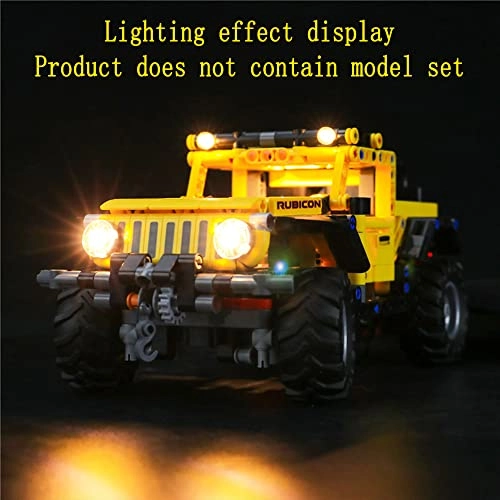 LED Light Kit for LEGO Jeep Wrangler 42122
