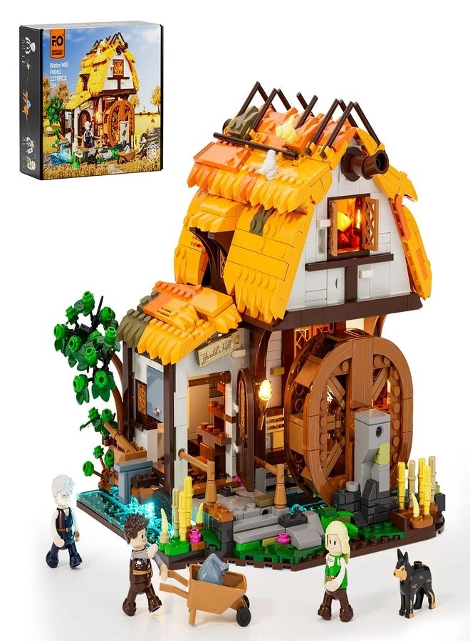FUNWHOLE Medieval Water-Mill (F9061-MT) - LED Light