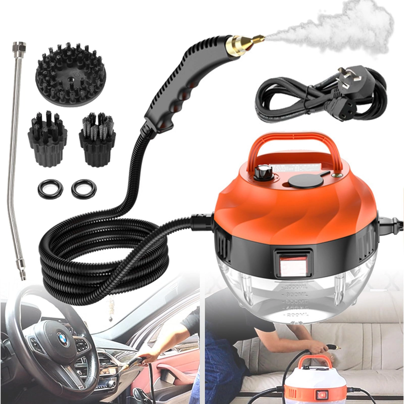 Portable Steam Cleaner - ≤ 3 bar 1000ml