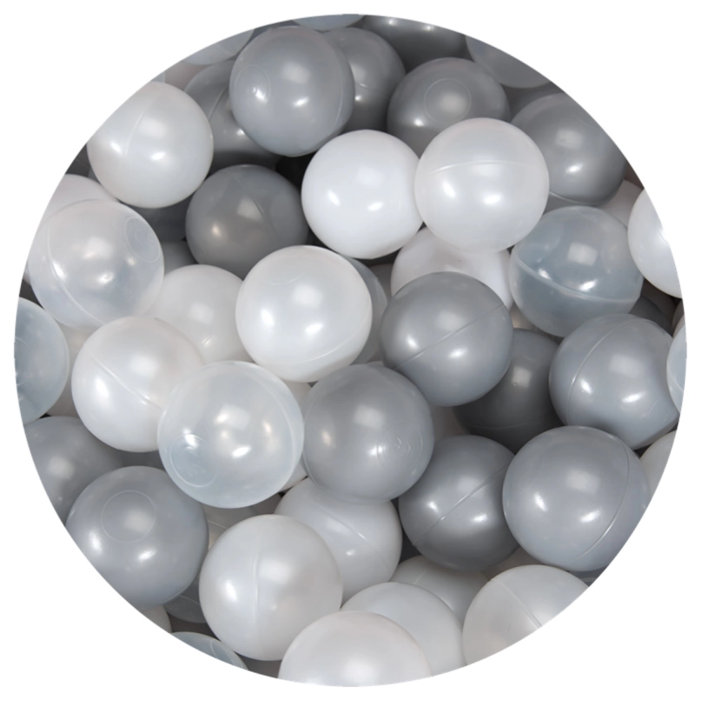 Silver Balls - 6 months BPA free plastics Set of 100