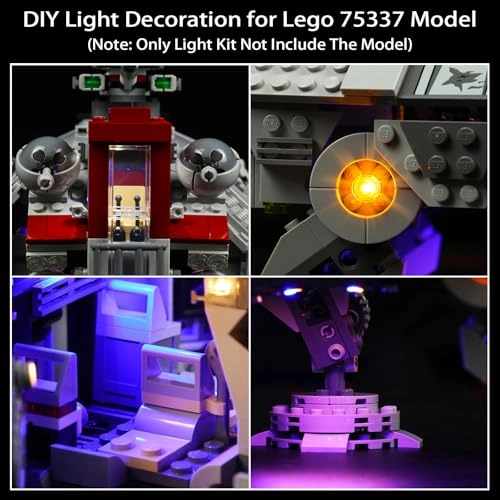 Lighting Kit for LEGO AT-TE Walker 75337 - ABS