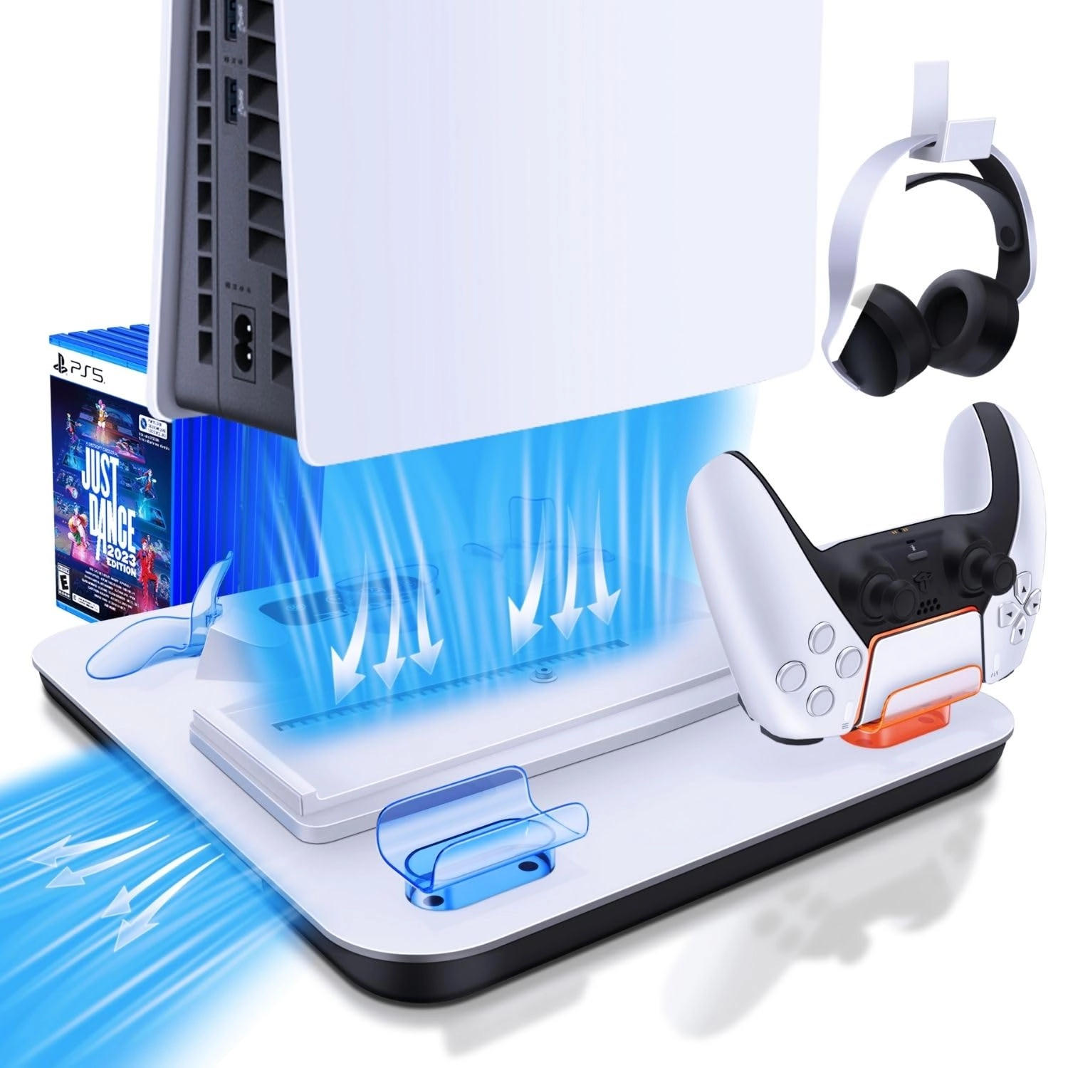 TNP Products Cooling Stand for PS5 Slim & PS5 Console - PS5 Slim PS5