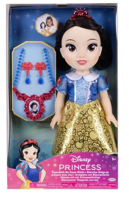 Snow White Toddler Doll - 14" Child Sized Jewelry Ages 3+