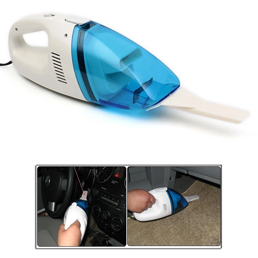 FITTO Electric Car Vacuum Cleaner - 12V Wet & Dry