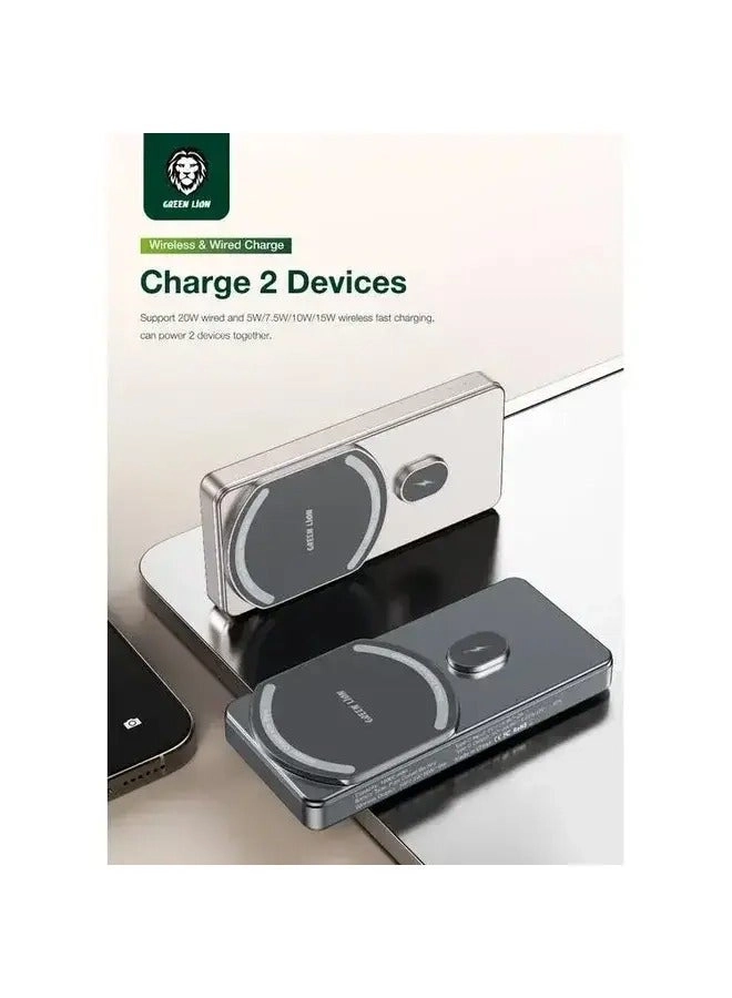 Milton - MagSafe 5000 mAh 5/7.5/10/15 Watts