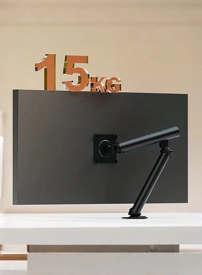 Gas Spring Monitor Arm - 32 in VESA 75x75/100x100mm