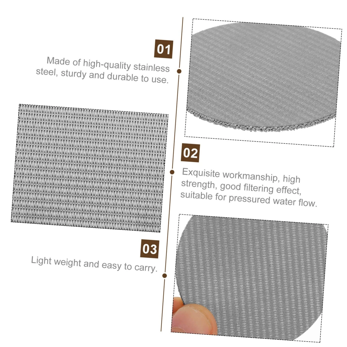 Espresso Filter Mesh - Stainless Steel