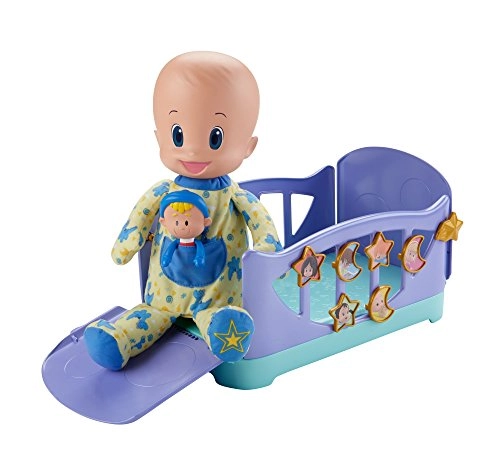 Cuquin Doll - Jumps into his crib Emits more than 20 sounds and phrases Ages 24 Months+
