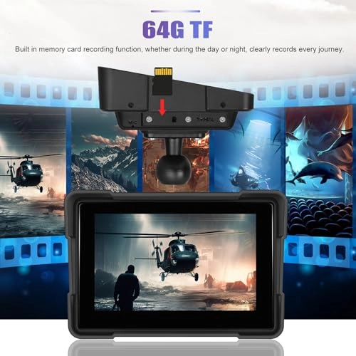 Motorcycle Dashcam Carplay - 1024*600