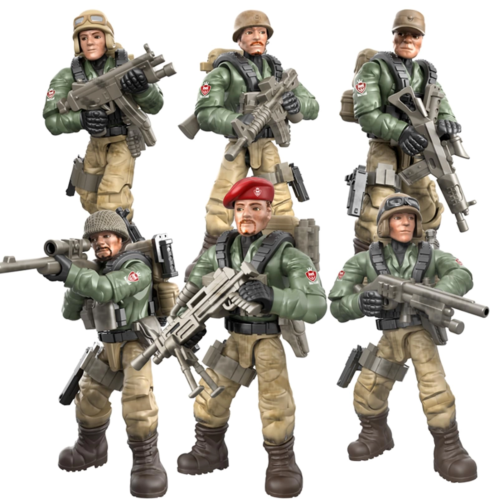 XJ9902 - 6 piece(s) Army - Military