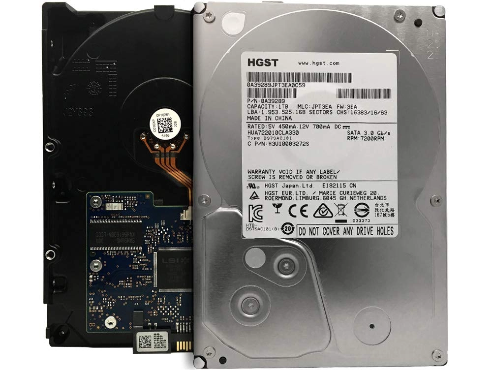 HGST Ultrastar A7K2000 3.5" 7200rpm 32MB SATA 3.0Gb/s (HUA722010CLA330-0A39289) - 1TB