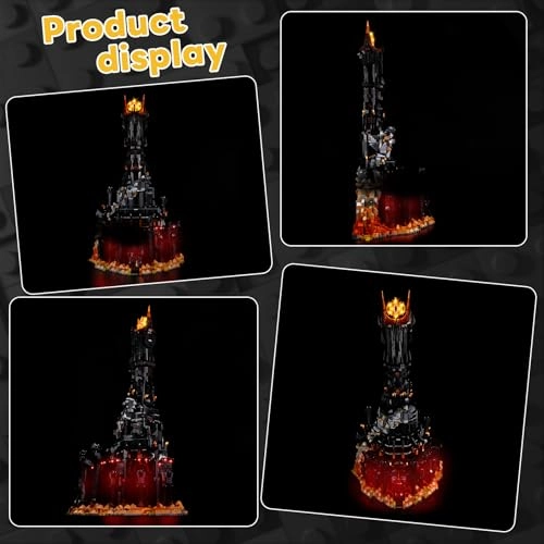 LED Lighting Set for Lego 10333 - Continuous Light Kit Compatible with Lord of the Rings