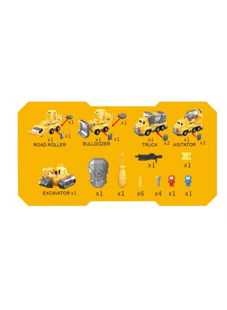 5-in-1 Construction Robot Transformer